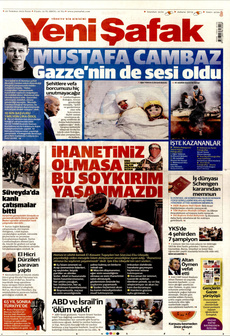 YENİ ŞAFAK 20 Temmuz 2025 gazete manşeti