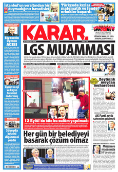 KARAR 20 Temmuz 2025 gazete manşeti