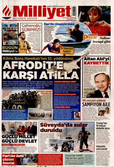 MİLLİYET 20 Temmuz 2025 gazete manşeti