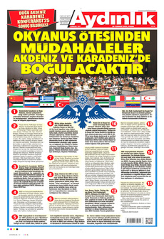 AYDINLIK GAZETESİ 20 Temmuz 2025 gazete manşeti