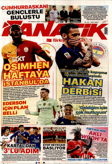 FANATİK 20 Temmuz 2025 gazete manşeti