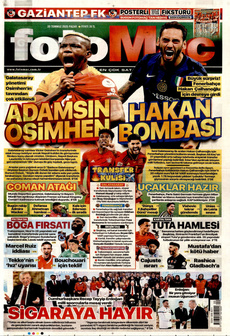 FOTOMAÇ 20 Temmuz 2025 gazete manşeti