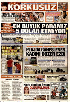 KORKUSUZ 20 Temmuz 2025 gazete manşeti