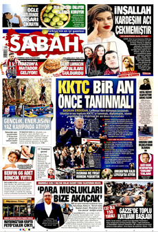SABAH 21 Temmuz 2025 gazete manşeti
