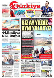 TÜRKİYE GAZETESİ 21 Temmuz 2025 gazete manşeti