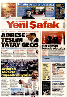 YENİ ŞAFAK 21 Temmuz 2025 gazete manşeti
