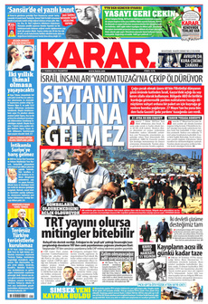 KARAR 21 Temmuz 2025 gazete manşeti