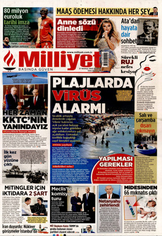 MİLLİYET 21 Temmuz 2025 gazete manşeti
