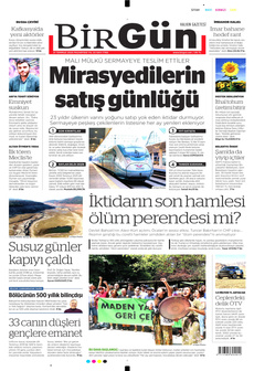 BİRGÜN 21 Temmuz 2025 gazete manşeti