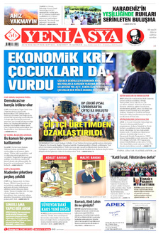YENİ ASYA 21 Temmuz 2025 gazete manşeti