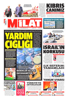 MİLAT 21 Temmuz 2025 gazete manşeti