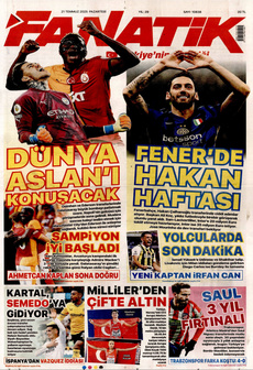 FANATİK 21 Temmuz 2025 gazete manşeti