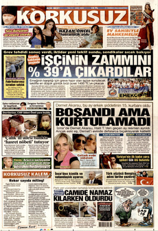 KORKUSUZ 21 Temmuz 2025 gazete manşeti