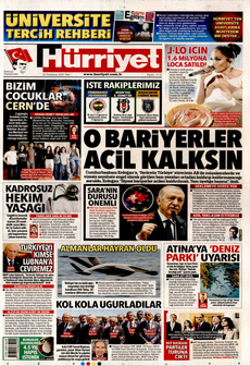 HÜRRİYET 22 Temmuz 2025 gazete manşeti