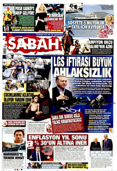 SABAH 22 Temmuz 2025 gazete manşeti