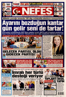 NEFES 22 Temmuz 2025 gazete manşeti