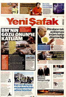 YENİ ŞAFAK 22 Temmuz 2025 gazete manşeti