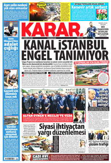 KARAR 22 Temmuz 2025 gazete manşeti