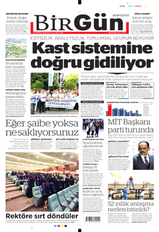 BİRGÜN 22 Temmuz 2025 gazete manşeti