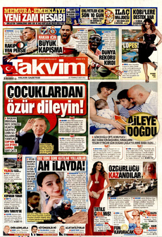 TAKVİM 22 Temmuz 2025 gazete manşeti
