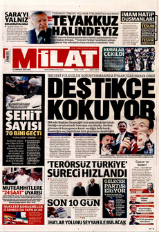 MİLAT 22 Temmuz 2025 gazete manşeti