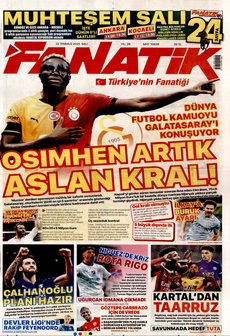 FANATİK 22 Temmuz 2025 gazete manşeti