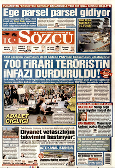 SÖZCÜ 23 Temmuz 2025 gazete manşeti
