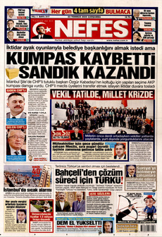 NEFES 23 Temmuz 2025 gazete manşeti