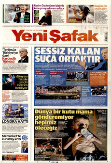 YENİ ŞAFAK 23 Temmuz 2025 gazete manşeti