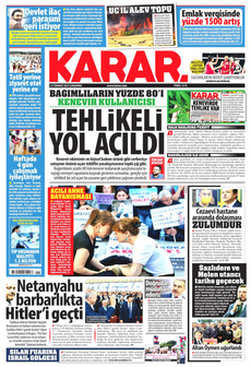 KARAR 23 Temmuz 2025 gazete manşeti