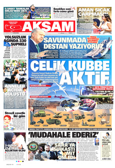 AKŞAM 23 Temmuz 2025 gazete manşeti