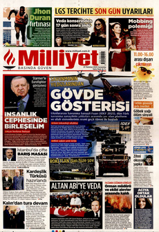 MİLLİYET 23 Temmuz 2025 gazete manşeti