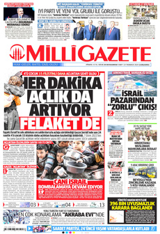 MİLLİ GAZETE 23 Temmuz 2025 gazete manşeti