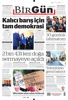 BİRGÜN 23 Temmuz 2025 gazete manşeti