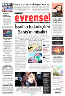EVRENSEL 23 Temmuz 2025 gazete manşeti