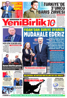 YENİBİRLİK 23 Temmuz 2025 gazete manşeti