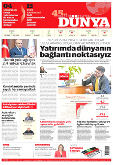DÜNYA 23 Temmuz 2025 gazete manşeti