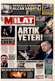 MİLAT 23 Temmuz 2025 gazete manşeti