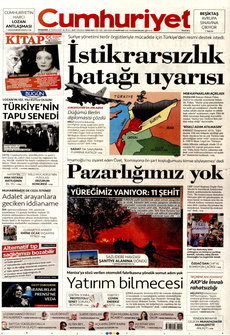 CUMHURİYET 24 Temmuz 2025 gazete manşeti