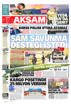 AKŞAM 24 Temmuz 2025 gazete manşeti