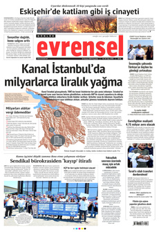 EVRENSEL 24 Temmuz 2025 gazete manşeti