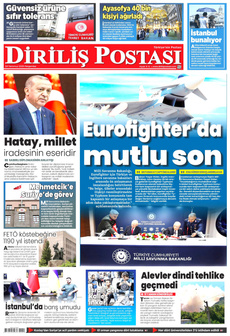 DİRİLİŞ POSTASI 24 Temmuz 2025 gazete manşeti