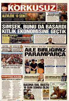 KORKUSUZ 24 Temmuz 2025 gazete manşeti