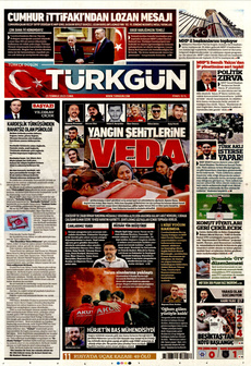 TÜRKGÜN 25 Temmuz 2025 gazete manşeti