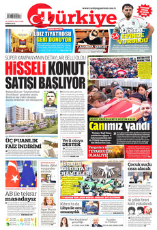 TÜRKİYE GAZETESİ 25 Temmuz 2025 gazete manşeti