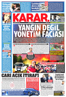 KARAR 25 Temmuz 2025 gazete manşeti