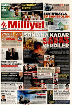 MİLLİYET 25 Temmuz 2025 gazete manşeti