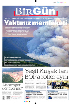 BİRGÜN 25 Temmuz 2025 gazete manşeti