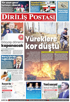 DİRİLİŞ POSTASI 25 Temmuz 2025 gazete manşeti