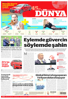 DÜNYA 25 Temmuz 2025 gazete manşeti